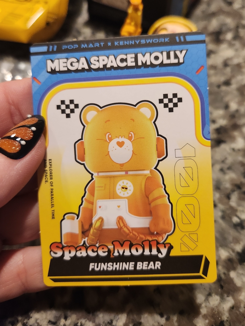 Pop Mart Mega Space Molly Series 4 Funshine Care Bear Blind Box Vinyl Figure - Picture 3 of 10